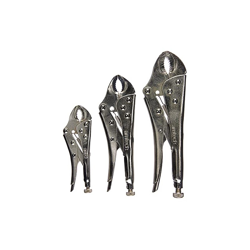Amtech C1670 3 Piece Locking Grip plier Set