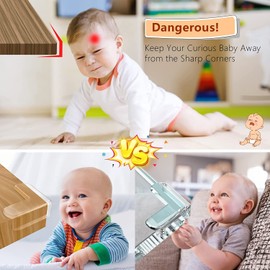 Baby Proofing,Corner Protector Baby,8 Pack Table Corner Protectors for Baby Furniture Guards,Baby Proof Corners and Edges Protector