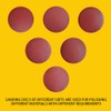 TPmax 30 PCS 200mm NO-Hole PSA Aluminum Oxide Sanding Disc,