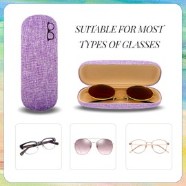 FZSECRIU 5 pieces glasses case hard case, glasses case, women's sunglasses, sunglasses case, sunglasses, glasses case