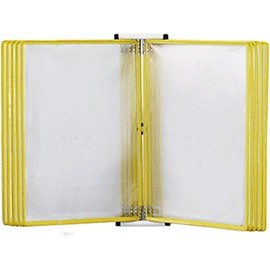 Carpeta de documentos, Carpeta,Carpeta de comparti Carpeta de pared con pantalla A4, A4 [8,26 pulgadas  11,69 pulgadas] 20 bolsillos (color rojo,...  