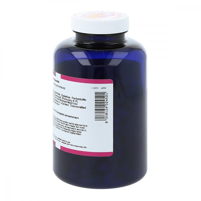 Lysine HCL 500 mg gph capsules pack of 250