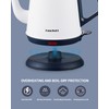 DmofwHi Gooseneck Electric Kettle(1.0L),1000W Electric Tea Kettle of 304 Stainless