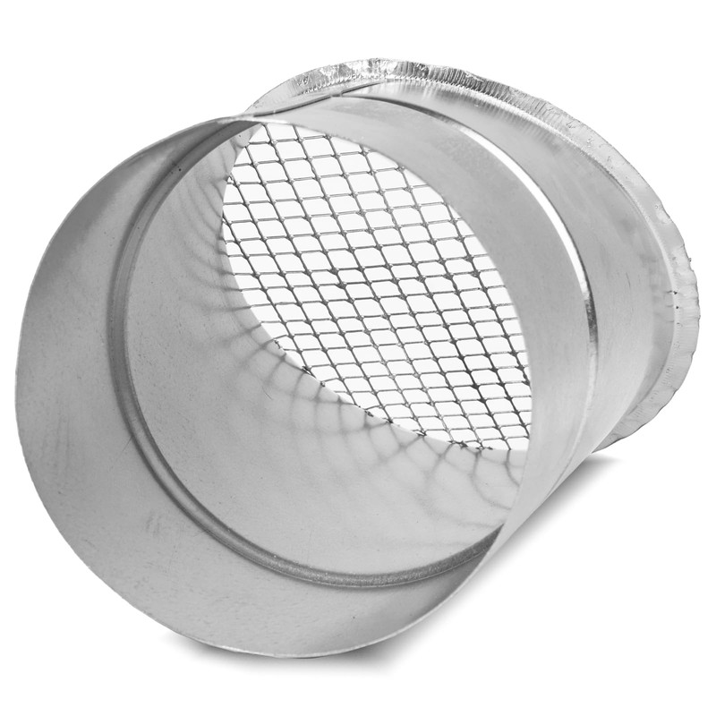 4” Inch Outlet Vent Cover with Mesh - Round Outdoor