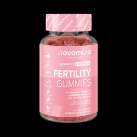 Novomins Fertility Peach-Flavoured 60 Gummies