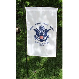 Flagline Coast Guard - 12 in x 18 in Military Garden Banner