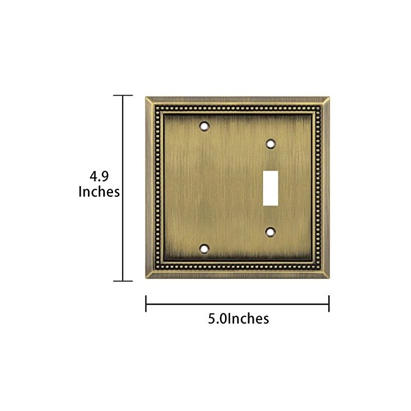 Henne Bery Sunken Pearls Heavy Duty Decorative Wall Plate Switch