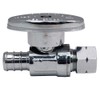 Apollo Valves Apxvs1238c Pex Straight Stop Valve Crimp Fitting, 1/2"