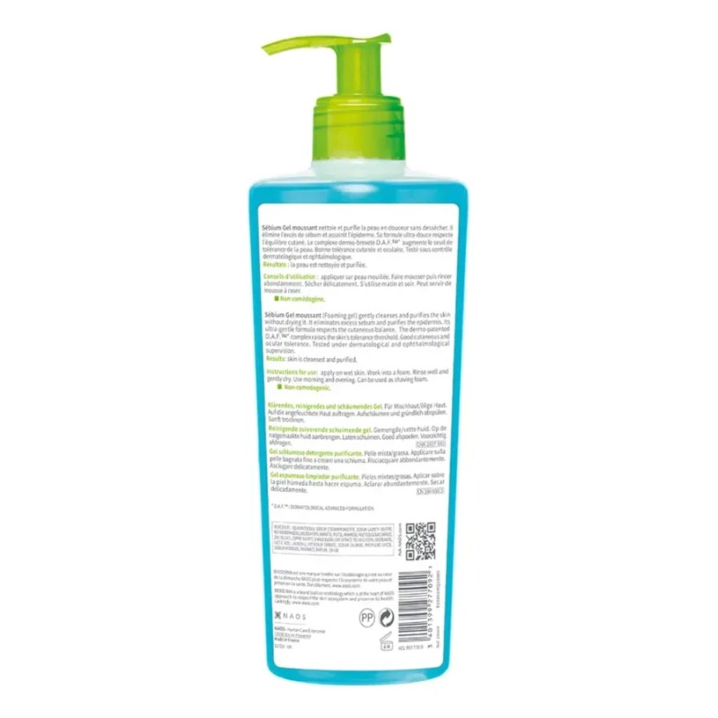 Bioderma Sébium Gel Moussant 500 Ml