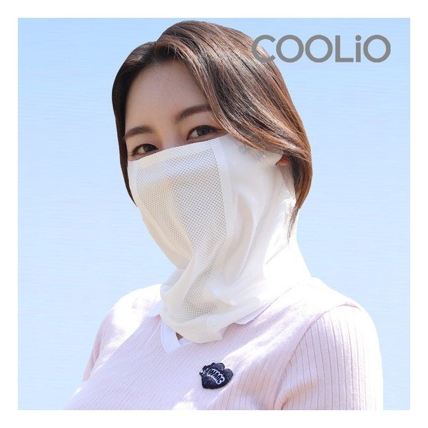 Coolio UV protection mask (1 type), black (medium) / 쿨리오