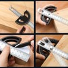 Protractor Angle Ruler, Angle Gauge Tool, Adjustable Stainless Steel Angle