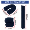 PG6 Twist Memory Foam Travel Pillow for Neck, Chin, Lumbar