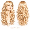 Long Wavy Blonde Wig for Cosplay & Parties – 22in