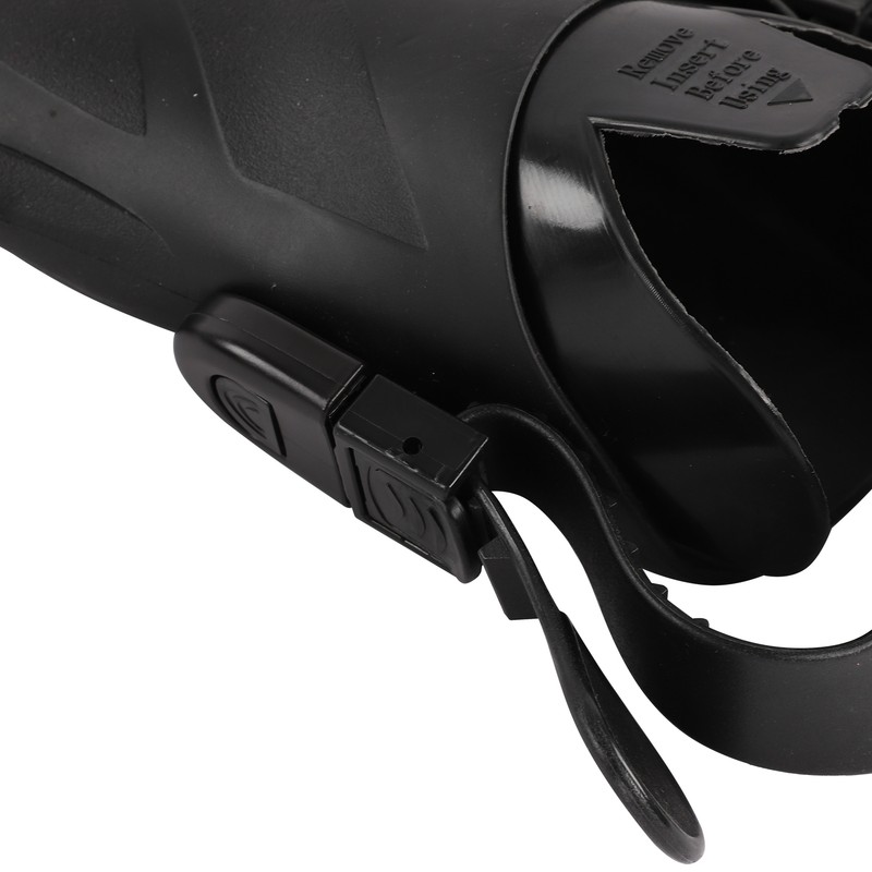 1 Pair Adjustable Swim Fins Soft TPR Open Heel Long