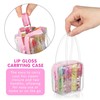 Expressions 10pc Roll On Lip Gloss Set with Carrying Case,