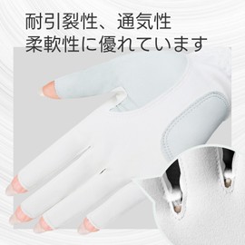 Golf Gloves for Women Left Hand Right Hand 2 Pack All Weather Golf Gloves with Ball Marker Squeeze Soft Comfortable Spring Summer Autumn (White Dots Nail, XS, Left Hand)