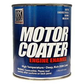 KBS Coatings 60316 Race Hemi Orange Motor Coater Engine Paint - 1 Pint