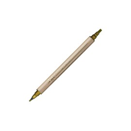 Kuretake Zig Memory System Metallic Copper Twin Marker Calligraphy Pen - 2.0mm & 3.5mm