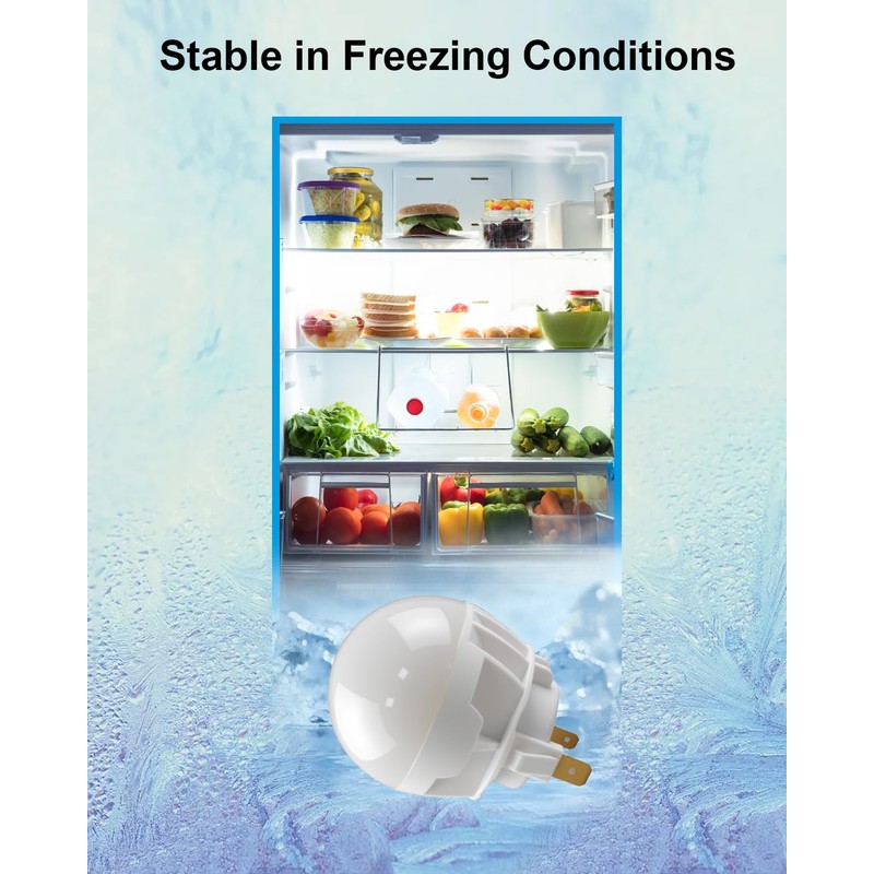 LED Light Bulb Compatible with Whirlpool Refrigerators Replace W11502762 AP6995680