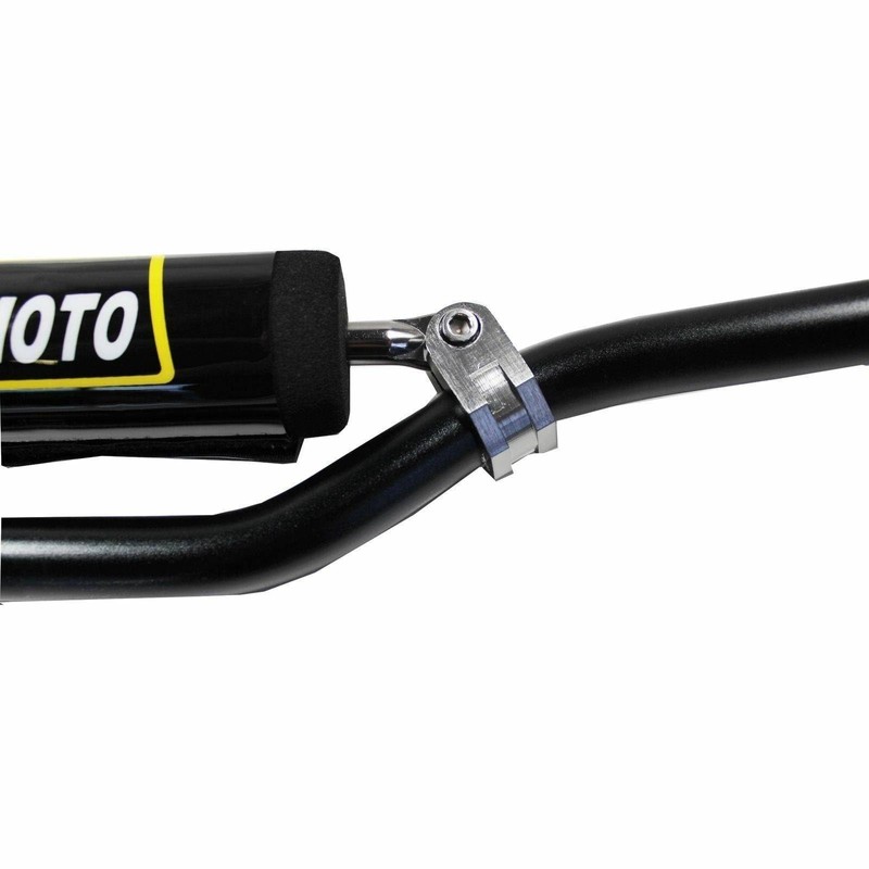 TDR 22mm 7/8" Black Alloy Handlebar for Motocross Pit Dirt