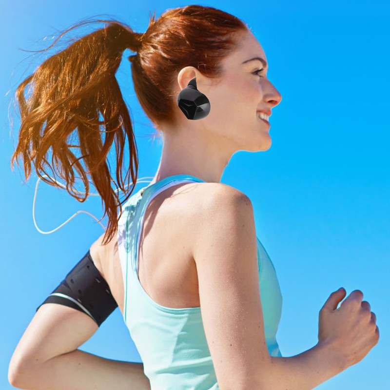 Mini Wireless Earbuds Bluetooth 5.3 Lightweight Earphones with Breathing Light