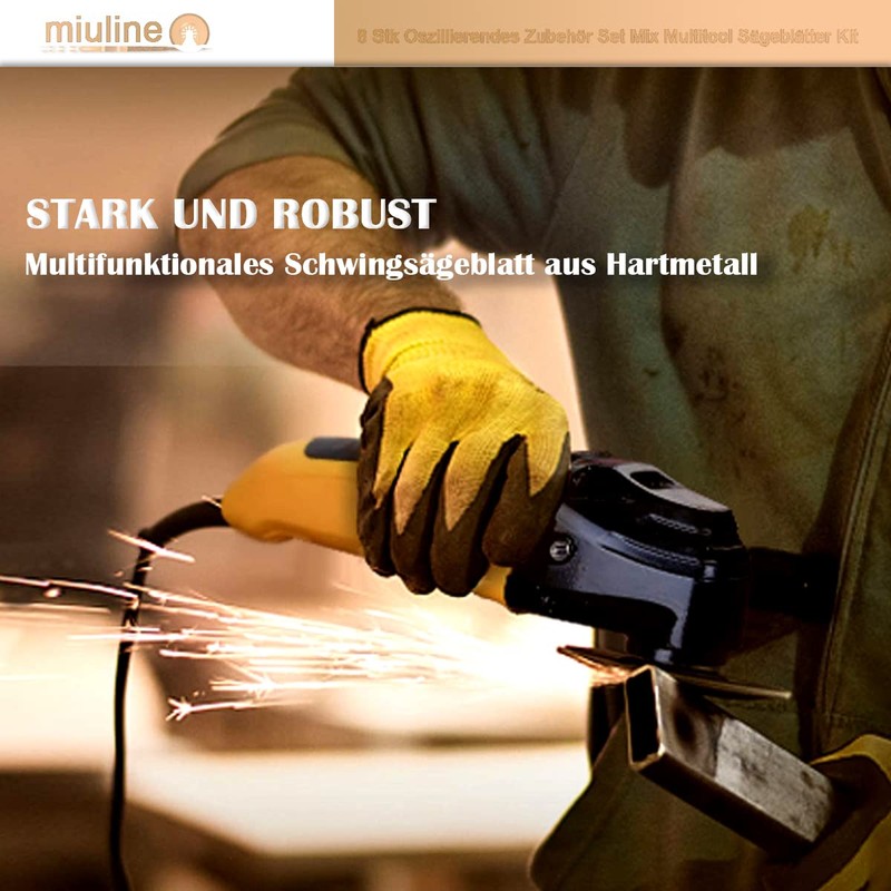 Oscillating Accessory Set Mix Multitool Saw Blades Kit Multifunctional Tool