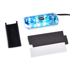 Alphacool 11969 HDX Apex Acrylic aRGB M.2 2280 SSD Cooler Water Cooling