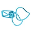 100pcs Binder Clips Cute Cartoon Peach Shape Metal Hollow Tail