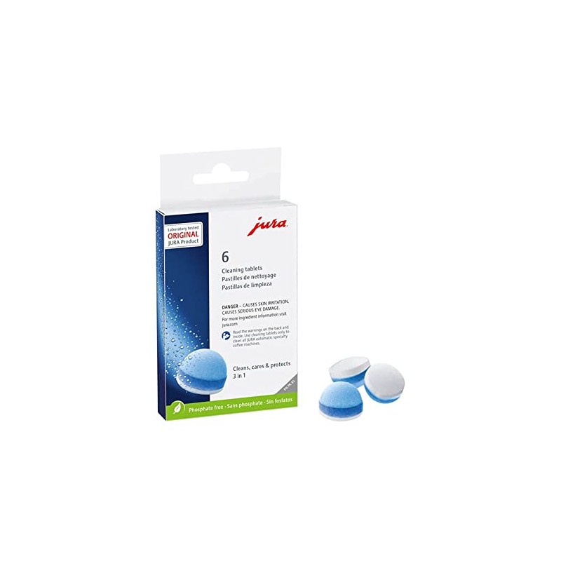 Jura 3-Phase Espresso Cleaning Tablets for Perfect Coffee