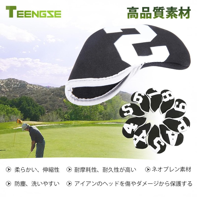 Golf Iron Covers Golf Iron Headcovers Golf Head Covers for