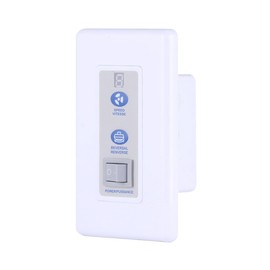 Canarm RREM-DCQ014-W Wall Control for CP48D, CP56D, CP60D, CP48DW, CP56DW, and CP60DW – Adjustable Speed Fan Controller | White Finish | Compatible with Industrial Ceiling Fans | Easy Installation