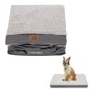 Sunheir Washable Large Dog Bed Covers Soft Plush Replacement, Waterproof
