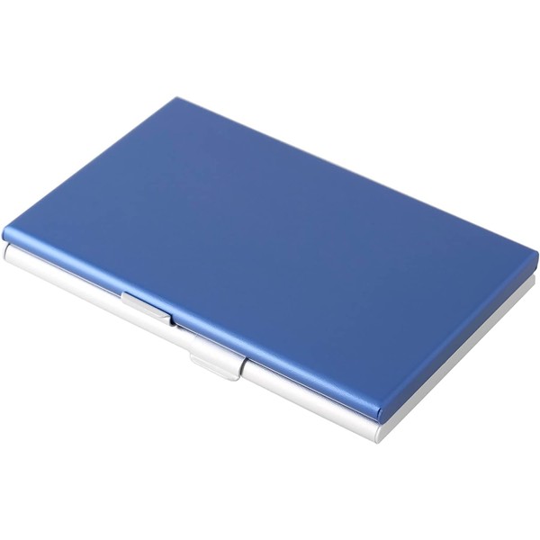 Aluminum Dual Card Case, Blue, DAC-6802, Business Card Holder, Aluminum,