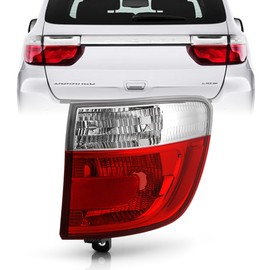 KEEKPO - For 2011 2012 2013 Dodge Durango Factory Style Red Clear Tail Light Lamp Replacement Outer Right Passenger Side