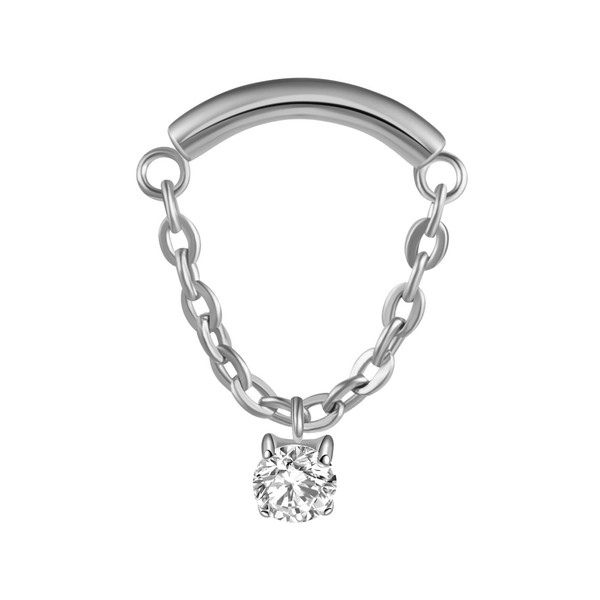 BelezaDosas G23 Titanium Labret Studs Threadless Push-in Labret Press Fit
