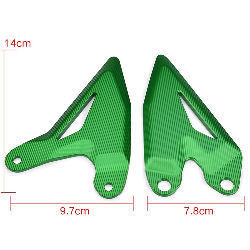 Motorcycle Heel Plate Guard Protector for Kawasaki Ninja 400 Z400