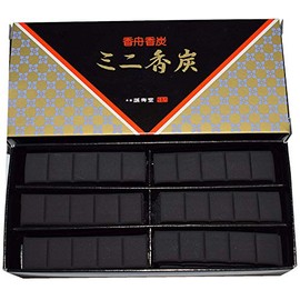 【For Home Use】Koshu Incense Charcoal Mini Incense Charcoal Small 150 pieces included With ridges Easy to use Incense burning charcoal Incense charcoal briquettes Made in Japan Buddhist altar Incense