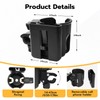 2pc Stroller Cup Holder with Phone Holder, Removable 2-in-1 Drink