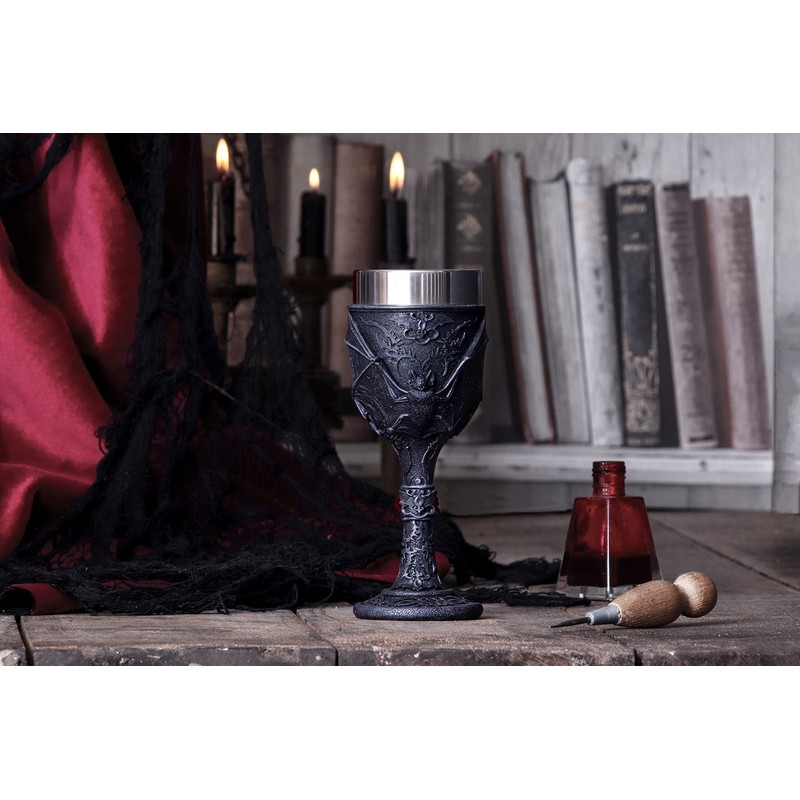 Nemesis Now Dark Fang Goblet 18.5cm Black