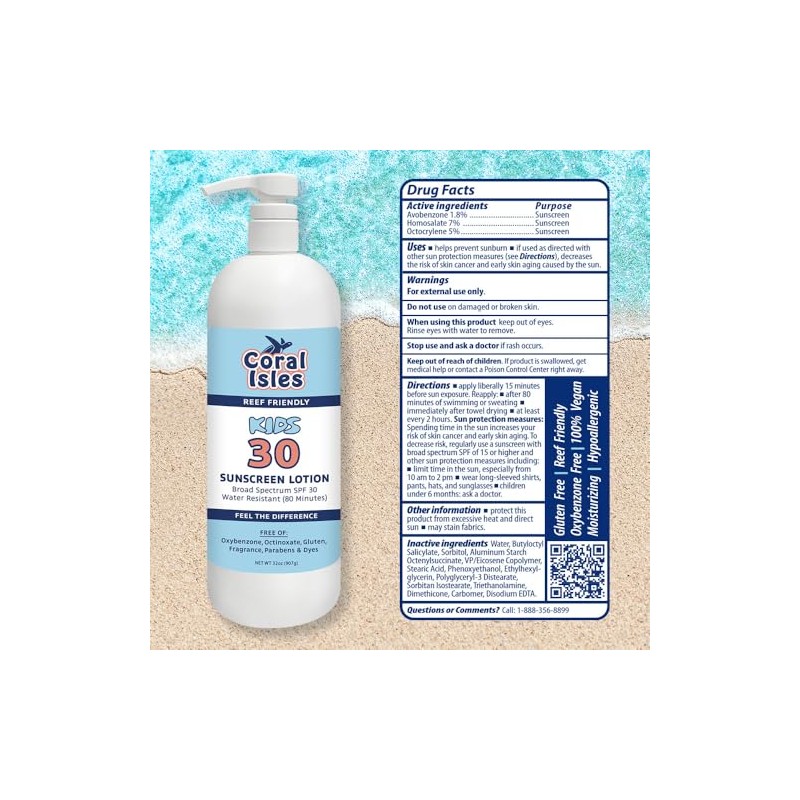 Rocky Mountain Locin para proteccin solar para nios, cuarto, SPF