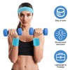 80s Neon Sweat Bands Absorbent Sweatbands for Gym Running, 18
