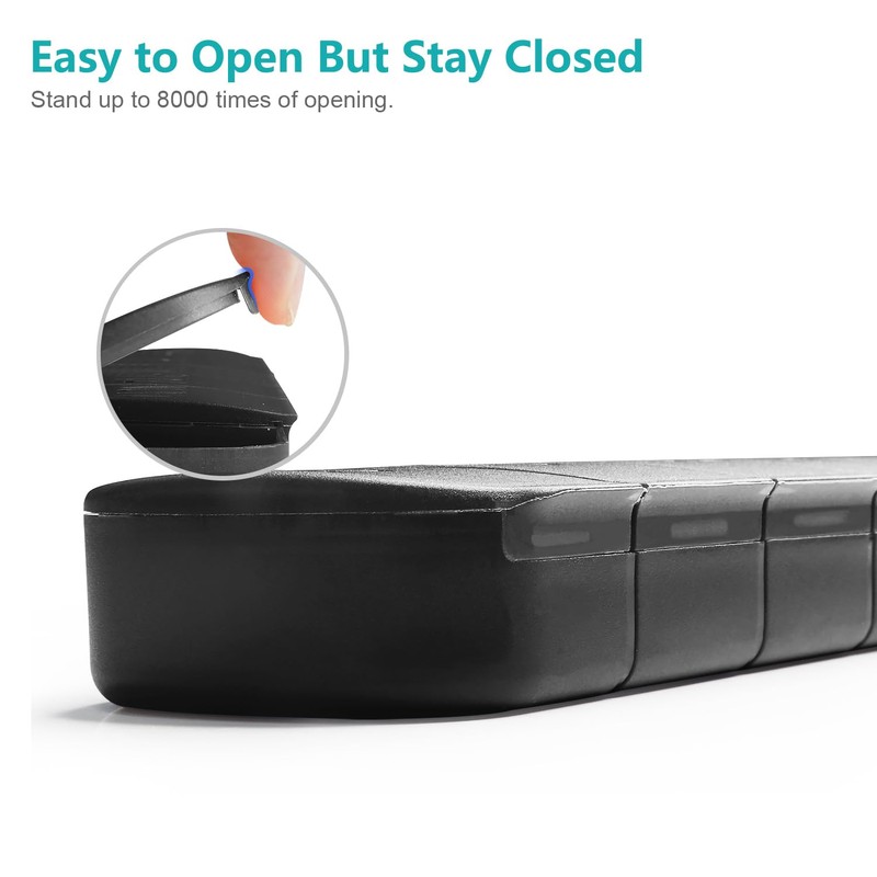 FHORAIN Large Pill Organizer 7 Day, Weekly Pill Box 1