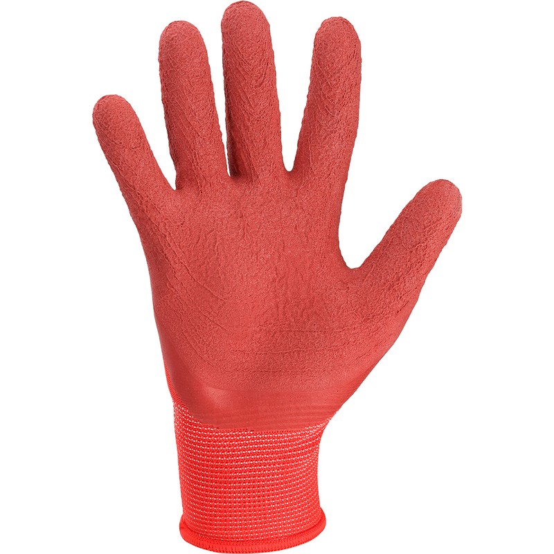 Ladeheid Children's Girl's Boy's Safety Working Gardening Gloves BD002 (Red,