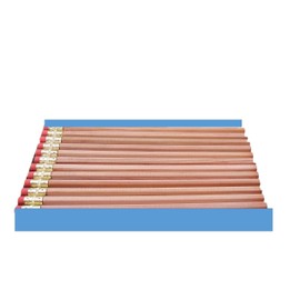 Moon Products Bare Wood Natural Premium Pencils Number 2 HB (12 pencils)