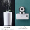 SIMIN Automatic Toothpaste Dispenser Squeezer Kit, Zahnbürstenhalter, Zahnbürstenhalter zur Wandmontage,
