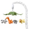 The Peanutshell Crib Mobile for Boys or Girls - White