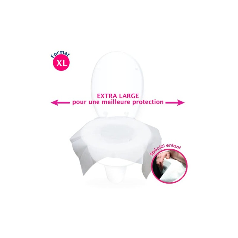 Orgakiddy Disposable Toilet Bowl Protector XL 10 Units