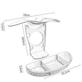 Window Bird Feeder,Clear Feeder,Outdoor Bird House,Wildbird Feed Tool,Acrylic Bird Cage,for Observation, Easy to Clean Outdoor Animal House for Wild Animal Watching,for Seniors, Bird Lovers
