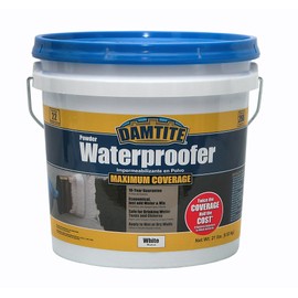 DAMTITE WATERPROOFING 01211 Maximum Coverage White Powder Waterproofer, 21 lb, White