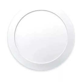 Led Panel Redondo Slim Blanco Led 12w 3000k Jach